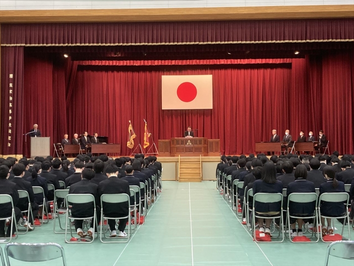 令和５年度同窓会入会式を執り行いました